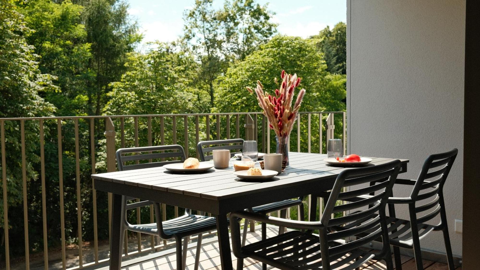 Bluestar Apartments Am Storkower See Inkl Badesteg Und Gartensauna Exterior photo